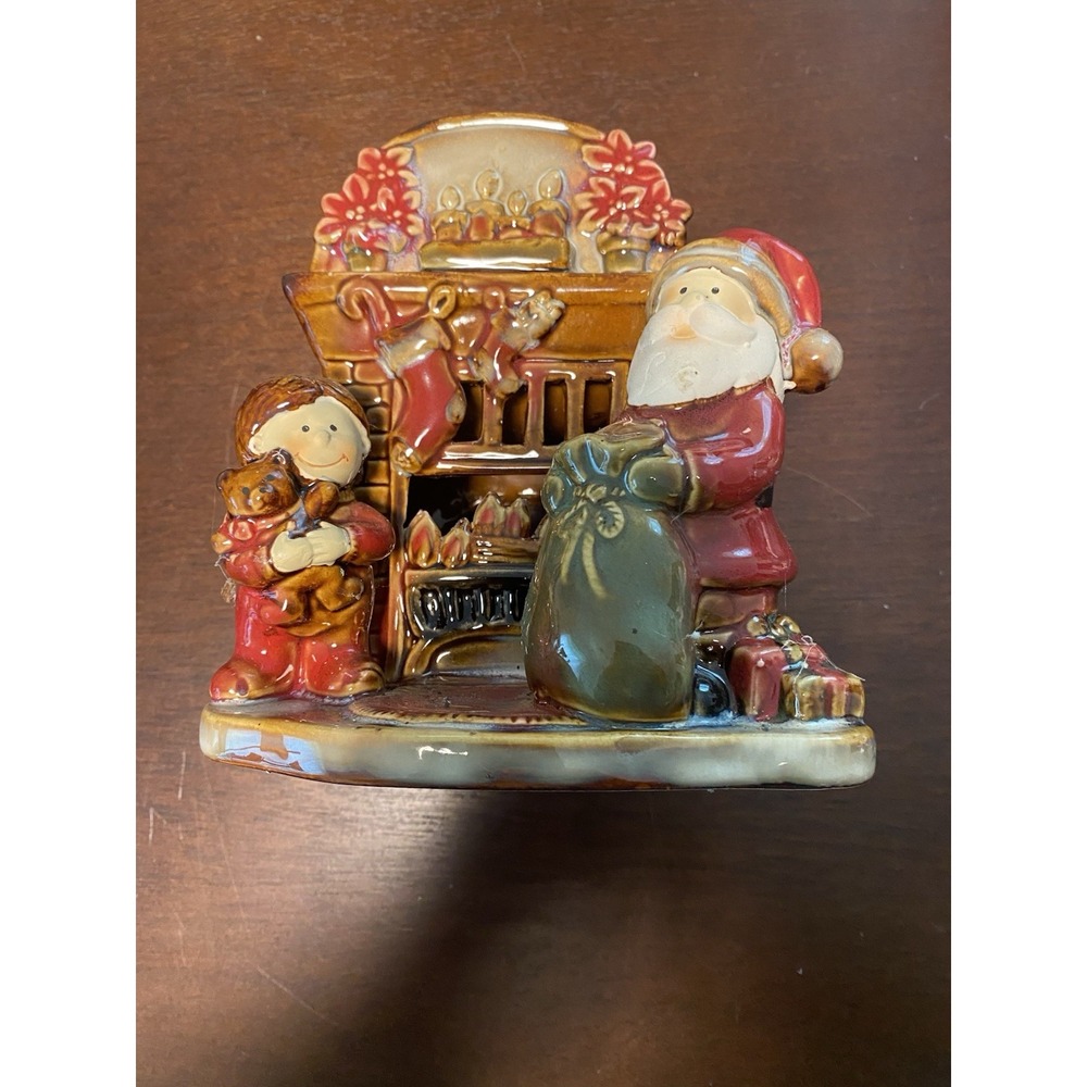 Yankee Candle Wax Warmer Santa Mantel By Ronnie‎ Walter Yankee Candle Exclusive